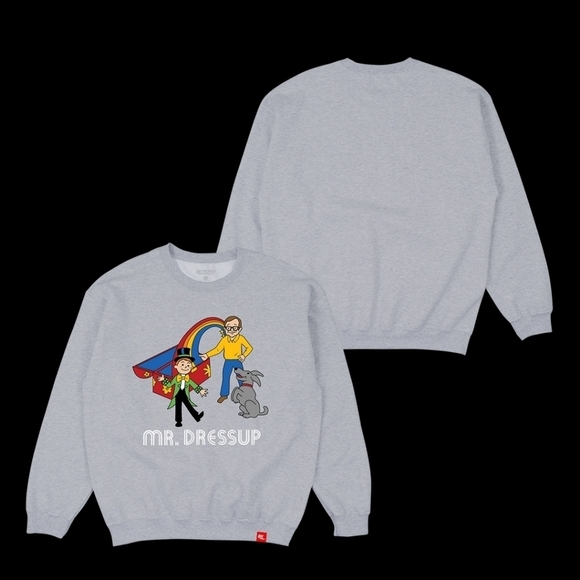Retrokid CBC x Mr. Dressup Tickle Trunk Grey Crewneck Size 3XL - Picture 5 of 5